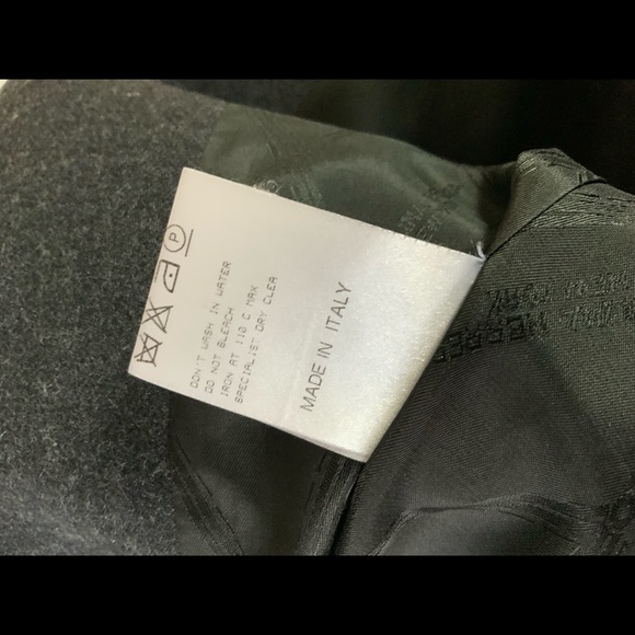 Carolina Herrera gray wool coat 8 - Picture 14 of 16